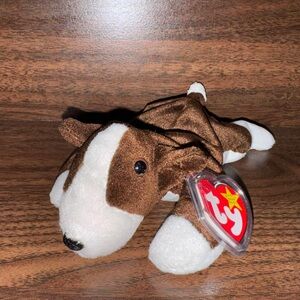 Ty Bruno the English Bull Dog Beanie Baby- 1997